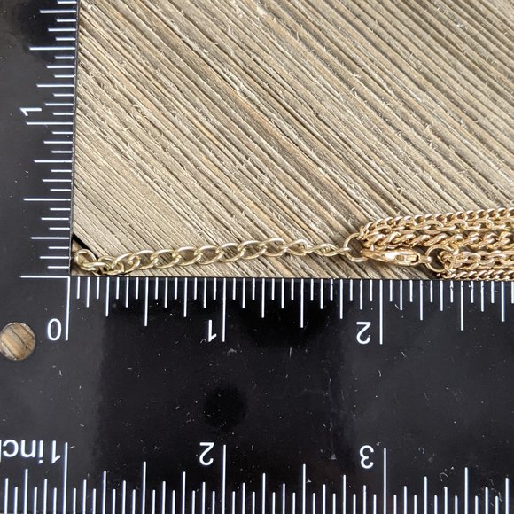 🌟 3/$15 🌟 Long Gold Tone Multi Strand Beaded Fashion Necklace w/ Tassel - Picture 7 of 8